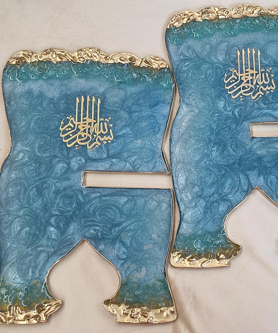 Bridal Ibadat Gift Box with Custom Prayer Mat & Quran - Image 15