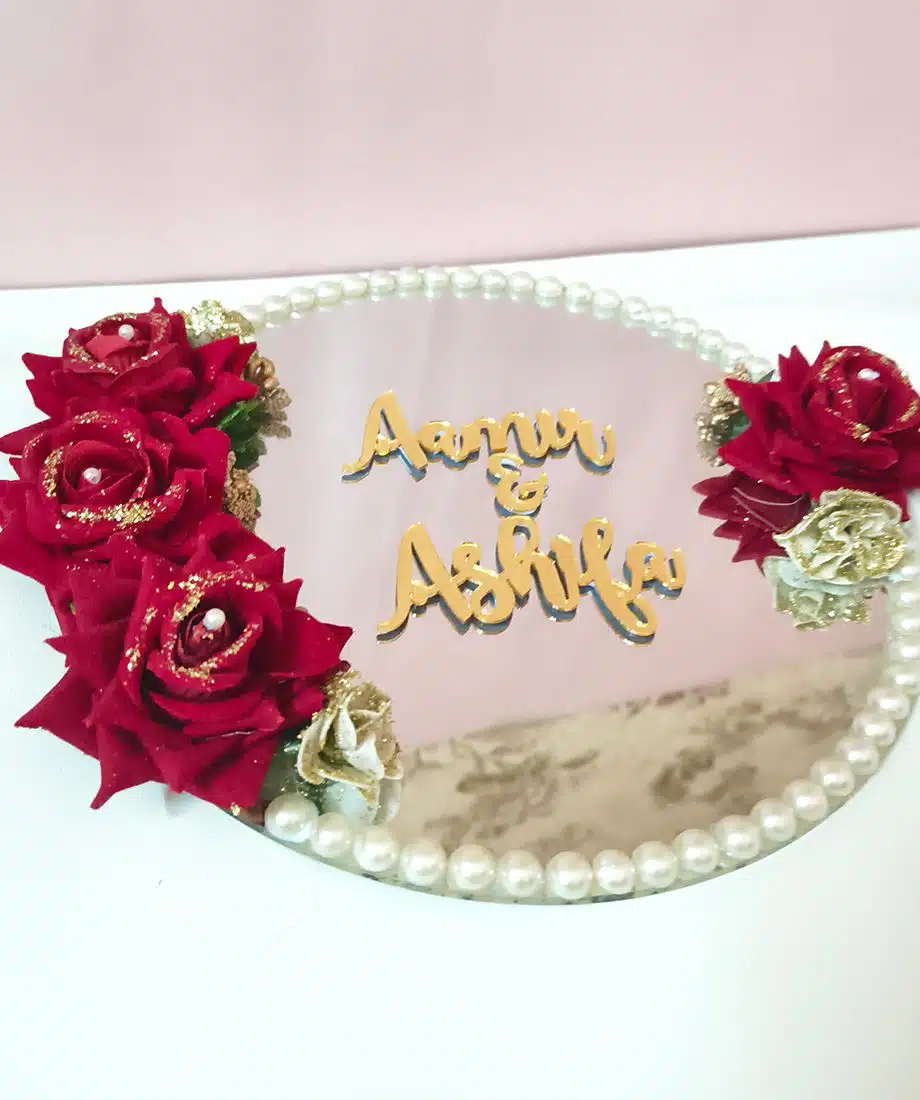 Personalised Nikah Mirror - 1