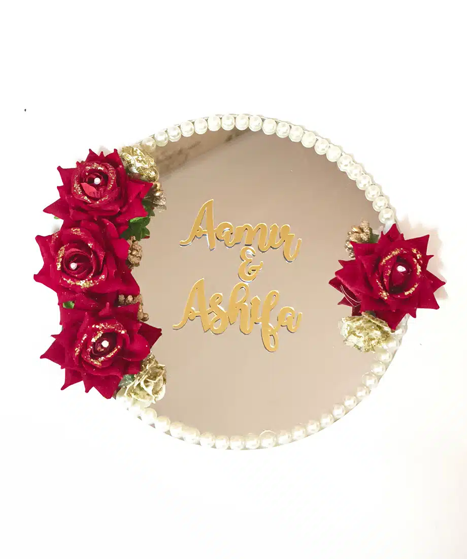Personalised Nikah Mirror - 3
