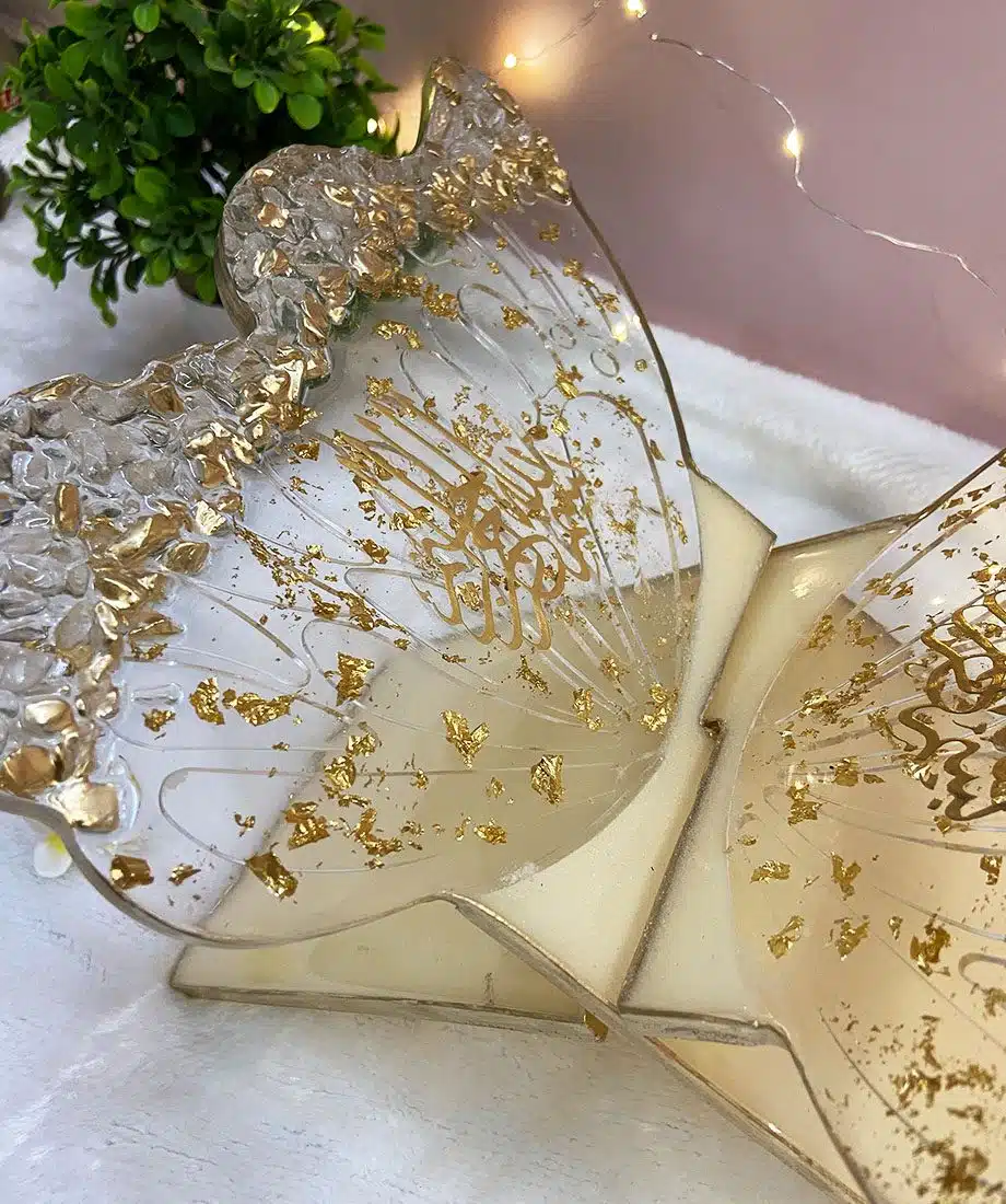 Premium rehel with stone & gold flakes - 3