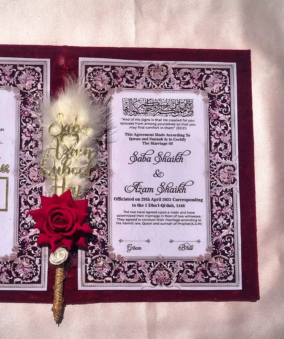 Premium Nikah Booklet - 3