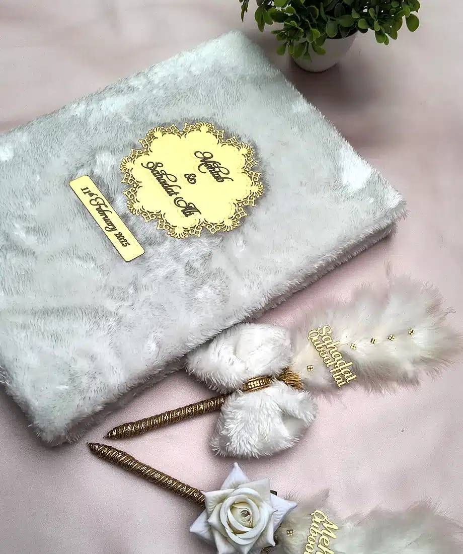 Nikah Booklet (white color) - 2