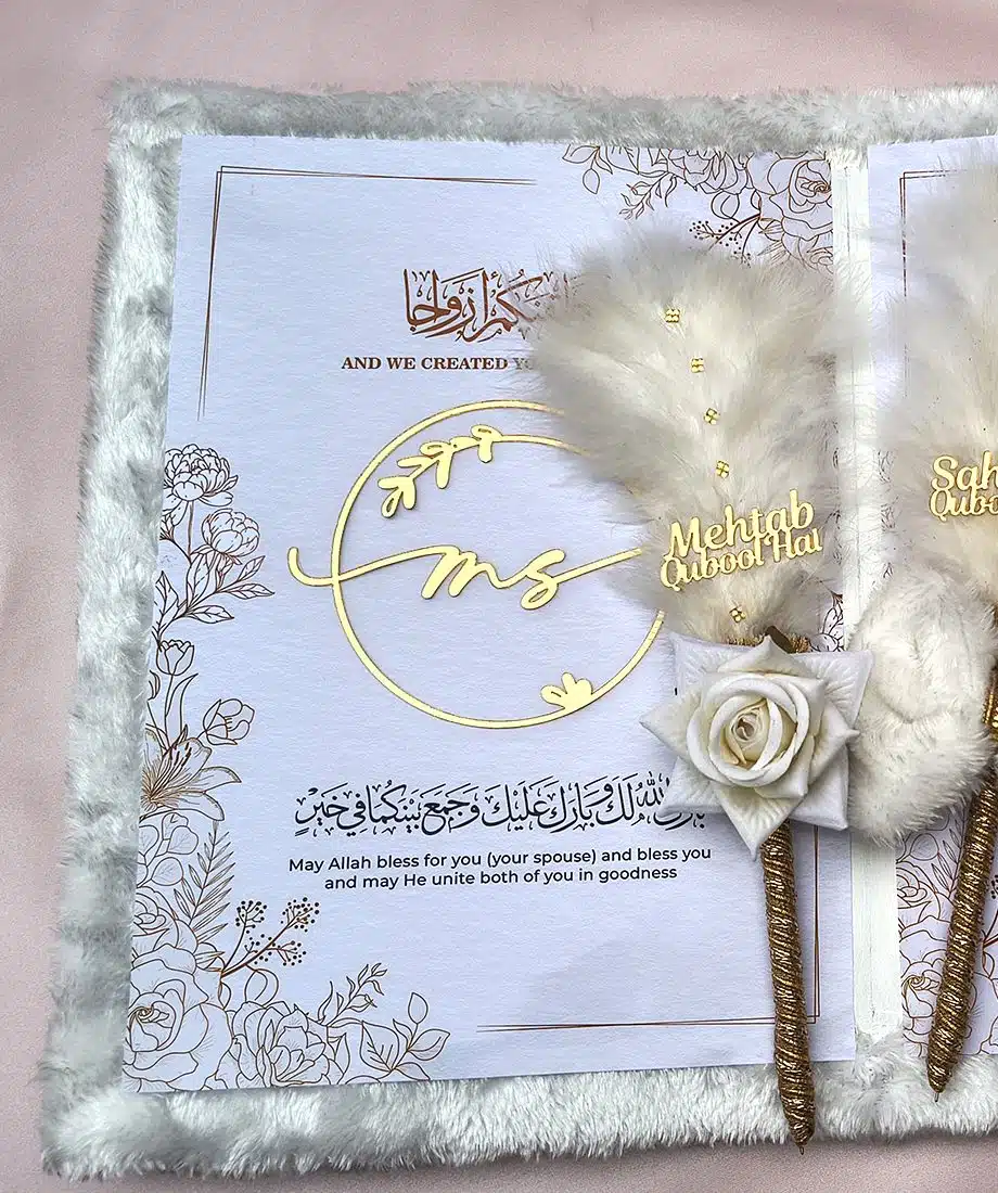Nikah Booklet (white color) - 3